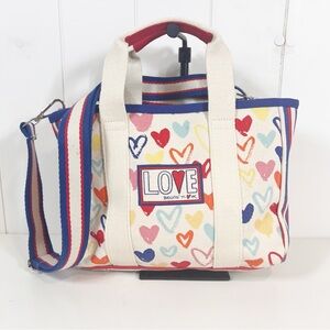 Brighton Red White And You Canvas Mini Tote STYLE D30274